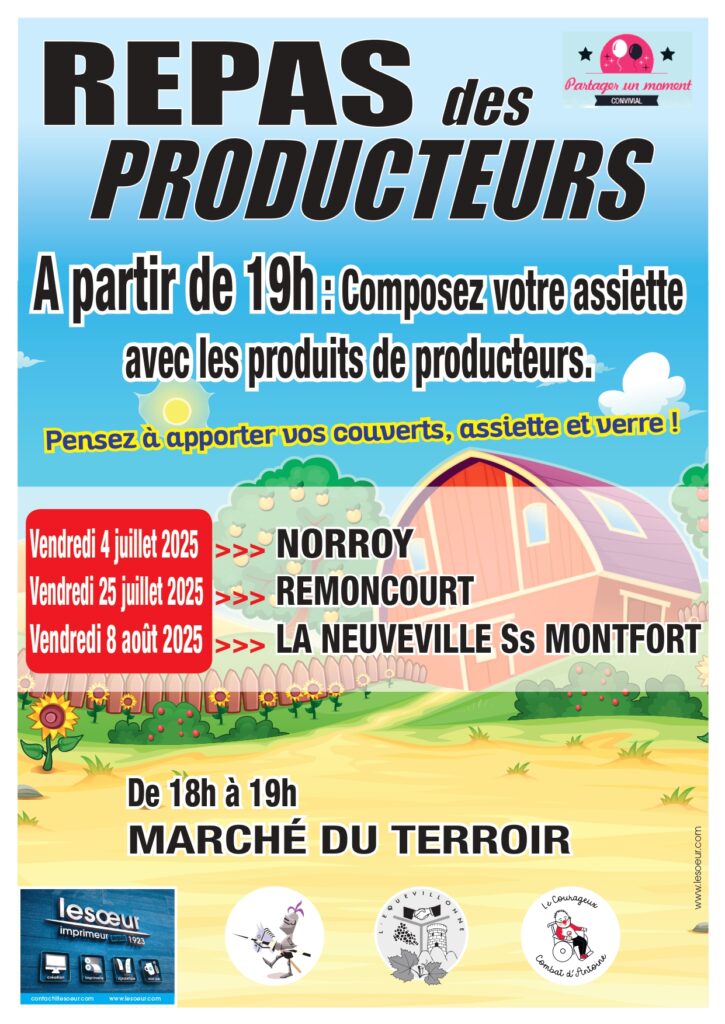 REPAS DES PRODUCTEURS